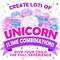 Mini Unicorn Slime Kit, Make Unicorn Sparkle, Clay, Foam, Jelly Cube Slime